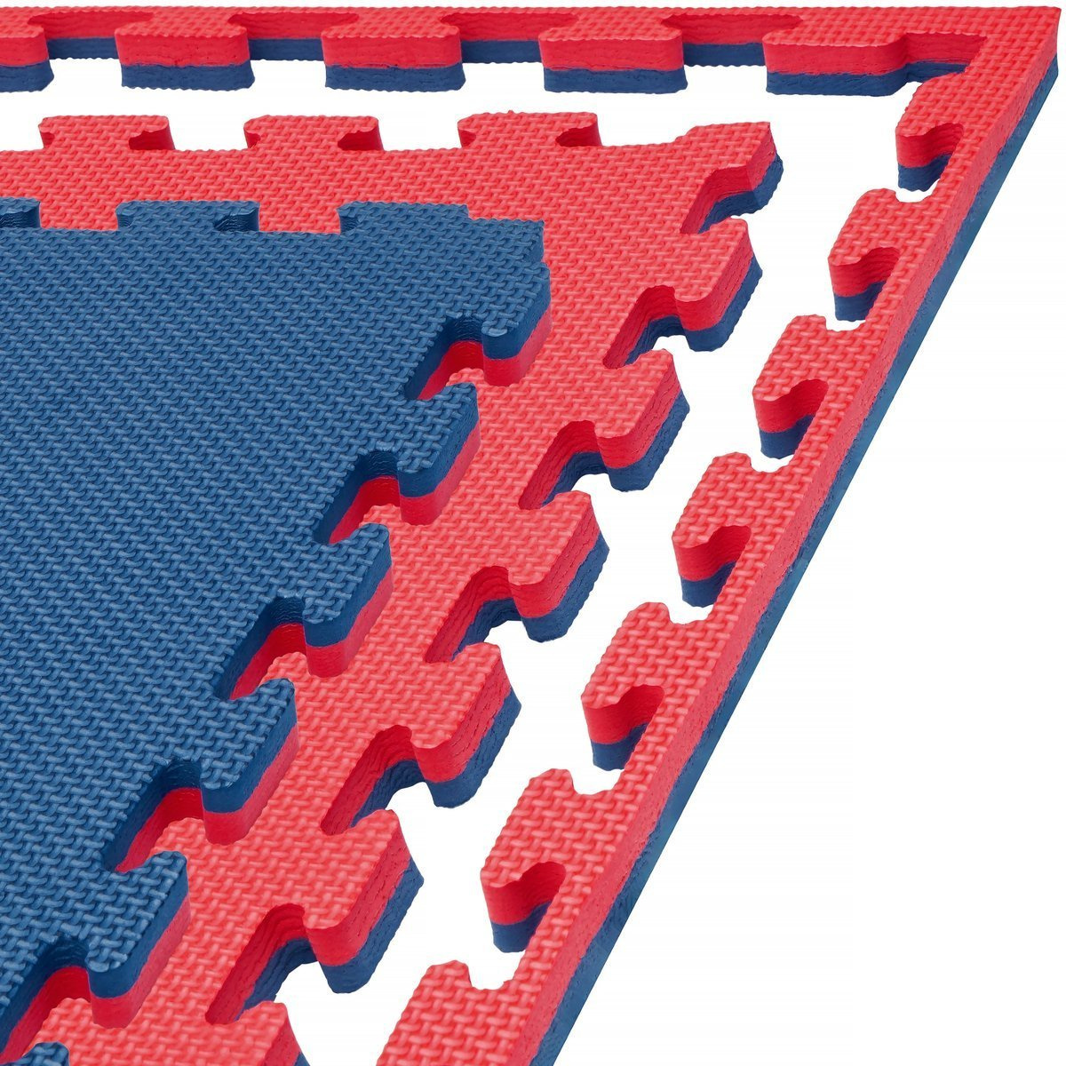 Puzzle Mat 2cm 100x100cm foam gymnastic fitness RED NAVY BLUE 2cm