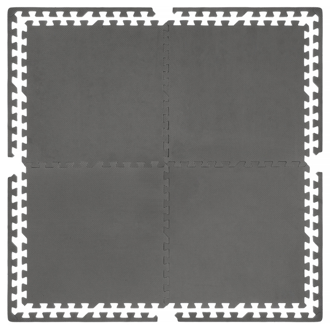 ZESTAW 6szt. Mata piankowa 1cm PUZZLE 60x60cm