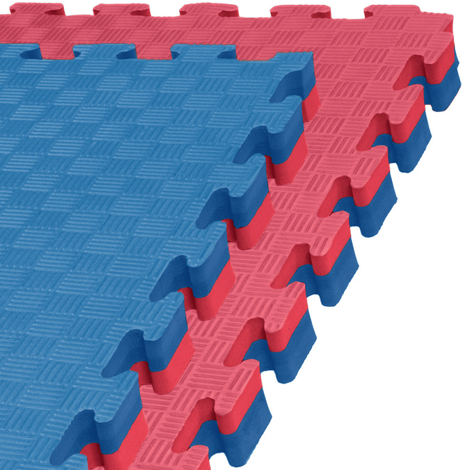 4cm CZERWONO-NIEBIESKI 100x100cm