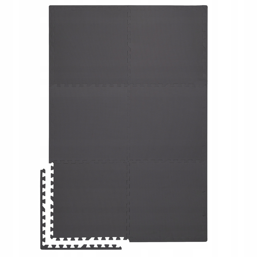 ZESTAW 6szt. Mata piankowa 1cm PUZZLE 60x60cm