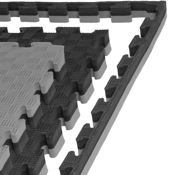 PRZEDSPRZEDAŻ 4cm CZARNO-SZARY 100x100cm
