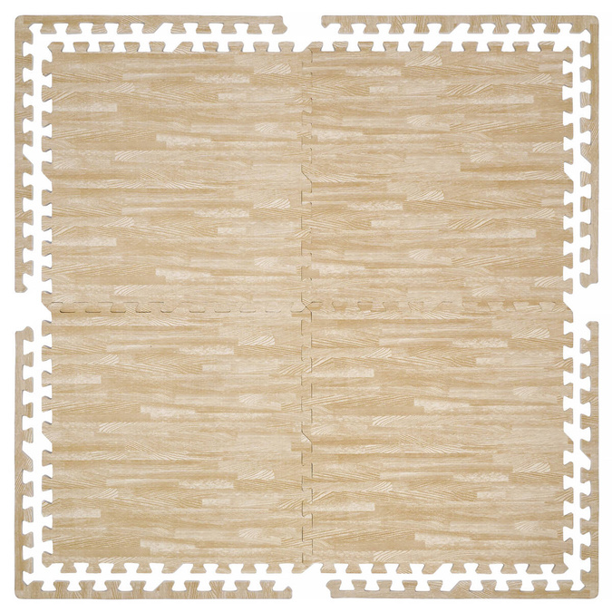 ZESTAW 6szt. Mata piankowa 1cm PUZZLE 60x60cm